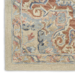 Alternative view of Nourison Maison MSO06 Ivory Rust Area Rug