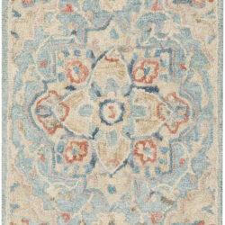 Nourison Maison MSO06 Light Blue Ivory Area Rug