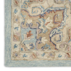 Alternative view of Nourison Maison MSO06 Light Blue Ivory Area Rug