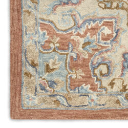 Alternative view of Nourison Maison MSO06 Rust Ivory Area Rug