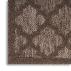 Alternative view of Nourison Easy Care NES01 Brown Area Rug