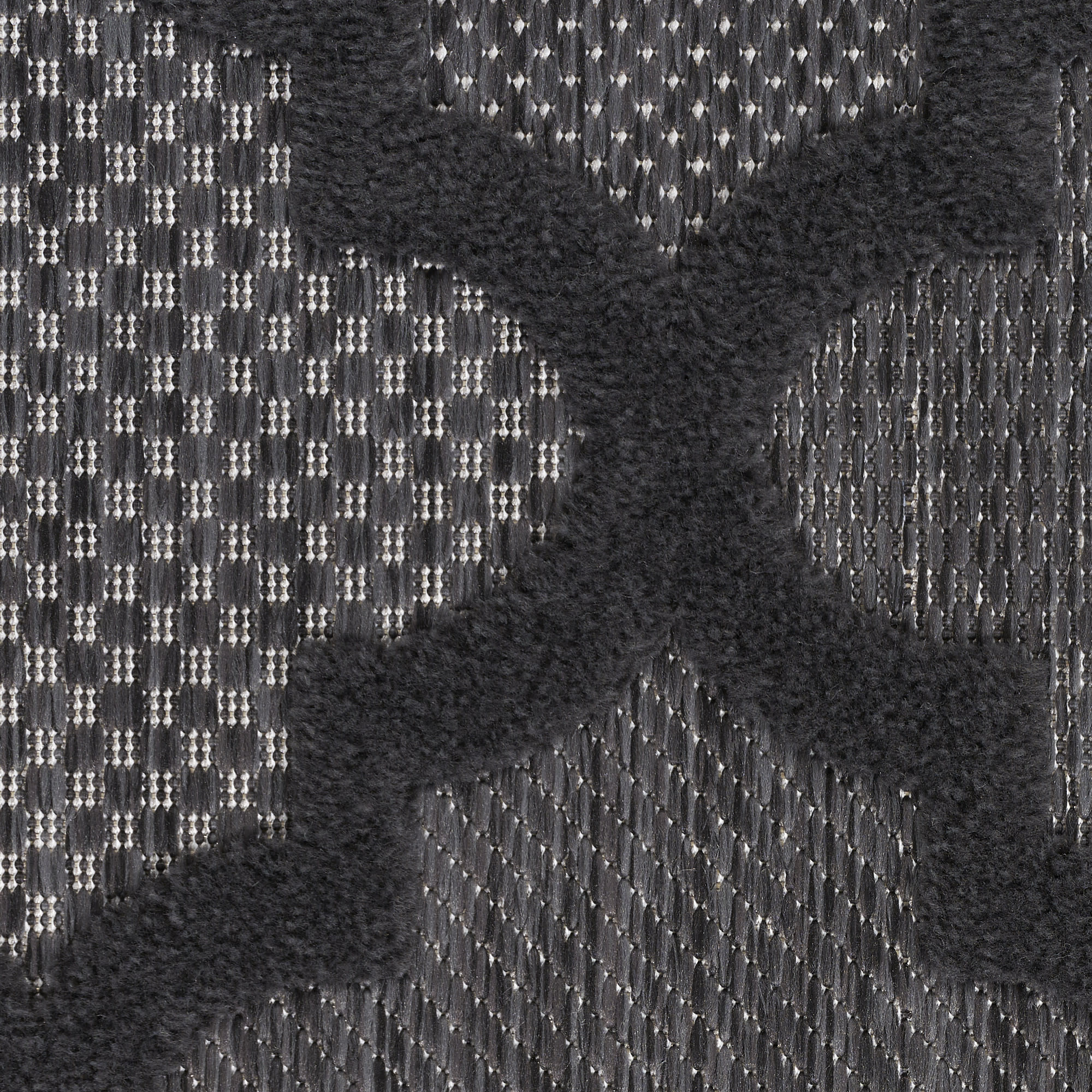 Nourison Easy Care NES01 Charcoal Black Area Rug - Image 4