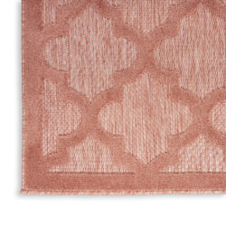 Alternative view of Nourison Easy Care NES01 Coral Orange Area Rug