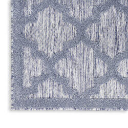 Alternative view of Nourison Easy Care NES01 Denim Blue Area Rug