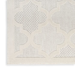 Alternative view of Nourison Easy Care NES01 Ivory White Area Rug
