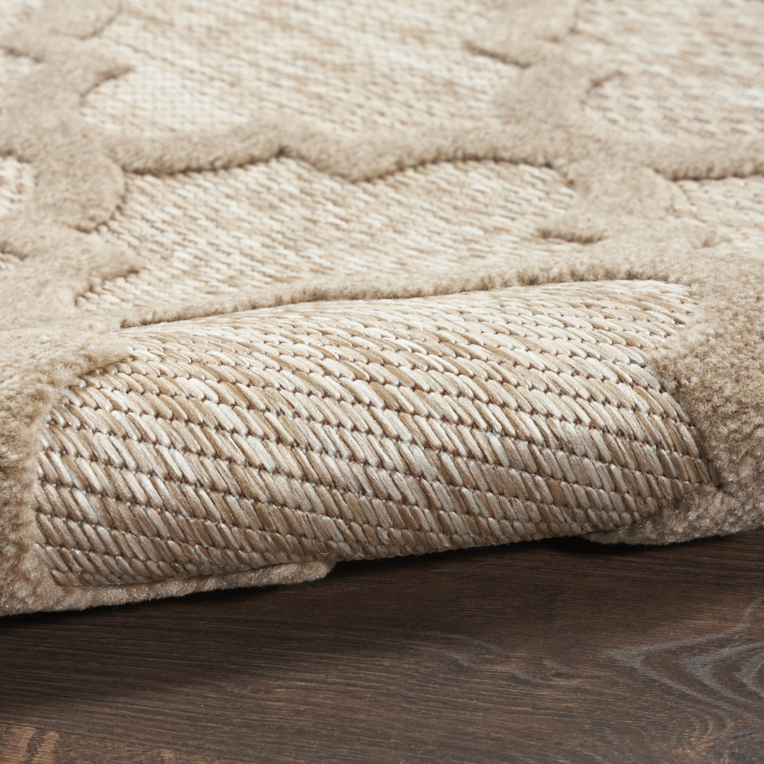 Nourison Easy Care NES01 Natural Beige Area Rug - Image 3