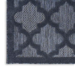 Alternative view of Nourison Easy Care NES01 Navy Blue Area Rug