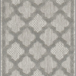 Nourison Easy Care NES01 Silver Grey Area Rug
