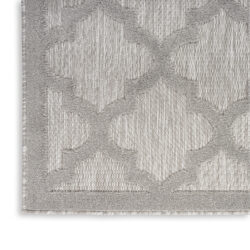 Alternative view of Nourison Easy Care NES01 Silver Grey Area Rug