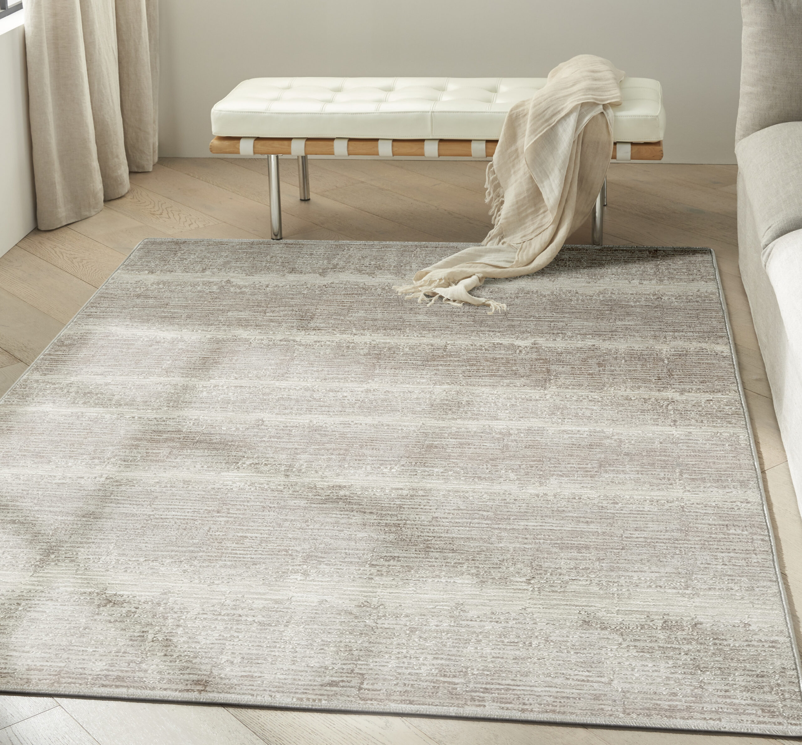 Calvin Klein CK079 Notes NOT06 Ivory Grey Area Rug - Image 5