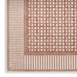 Alternative view of Nourison Nordic NRC03 Brick Ivory Area Rug