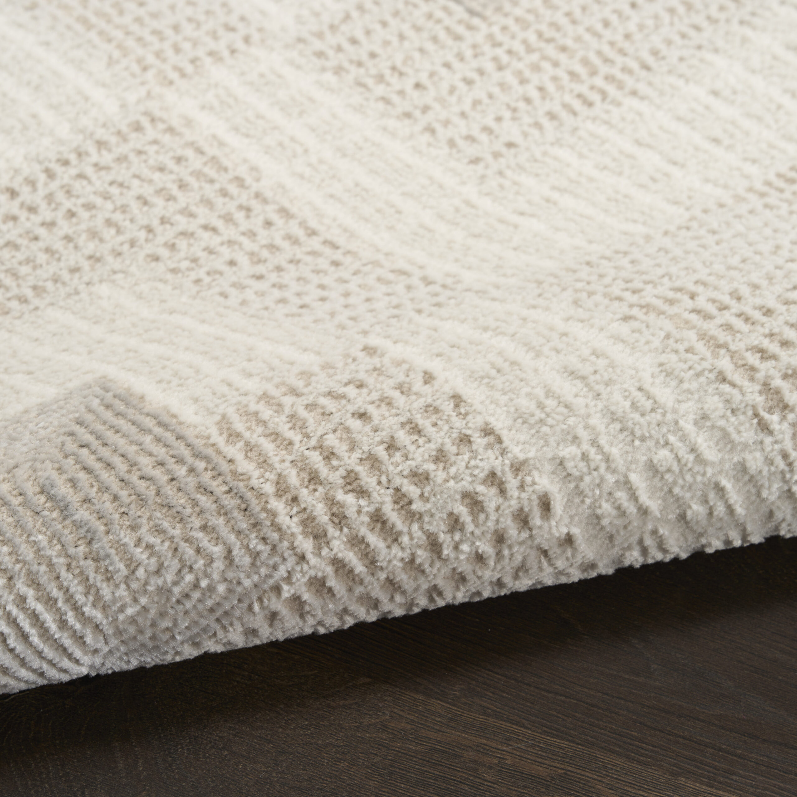 Nourison Nordic NRC05 Ivory Beige Area Rug - Image 3