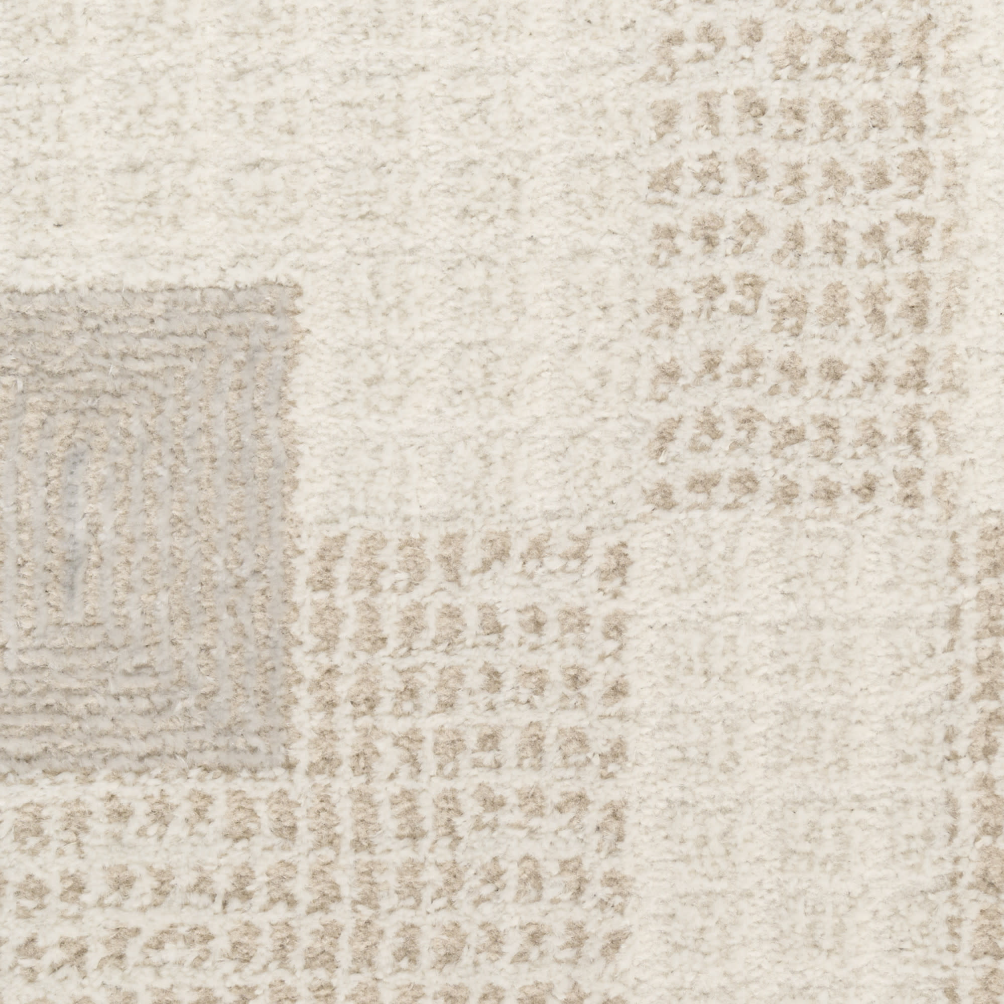 Nourison Nordic NRC05 Ivory Beige Area Rug - Image 4