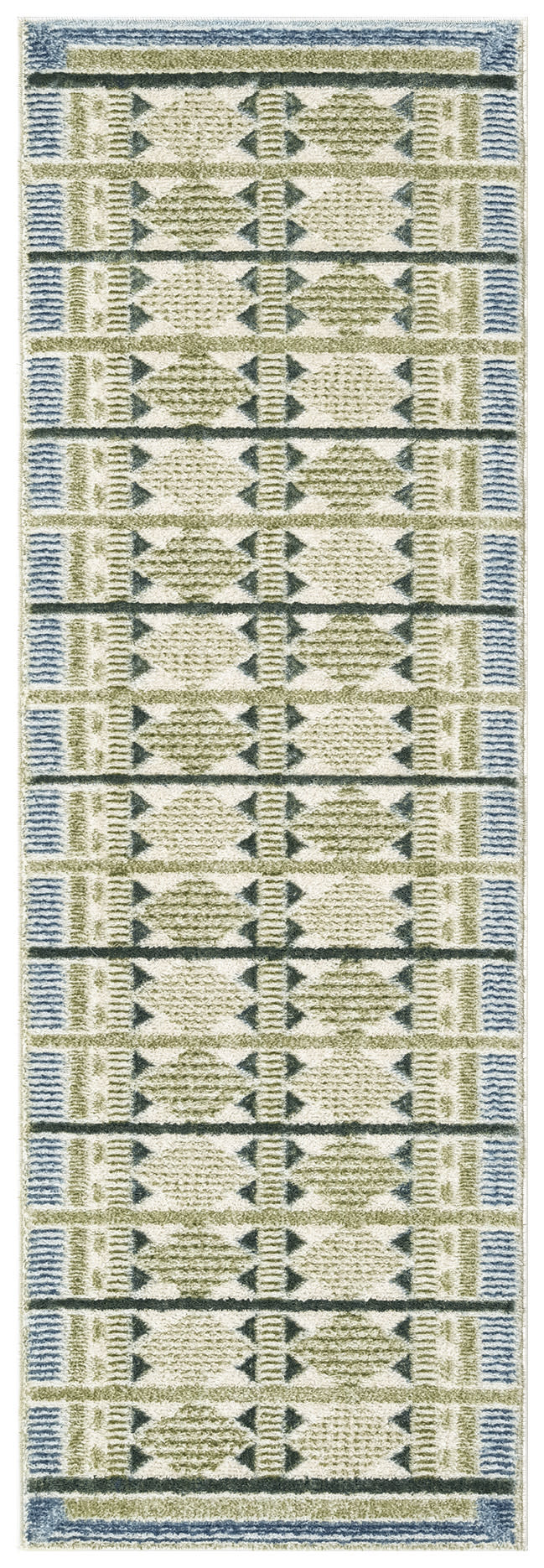 Nourison Nordic NRC06 Green Blue Area Rug