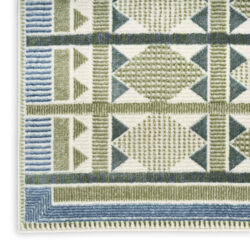 Alternative view of Nourison Nordic NRC06 Green Blue Area Rug