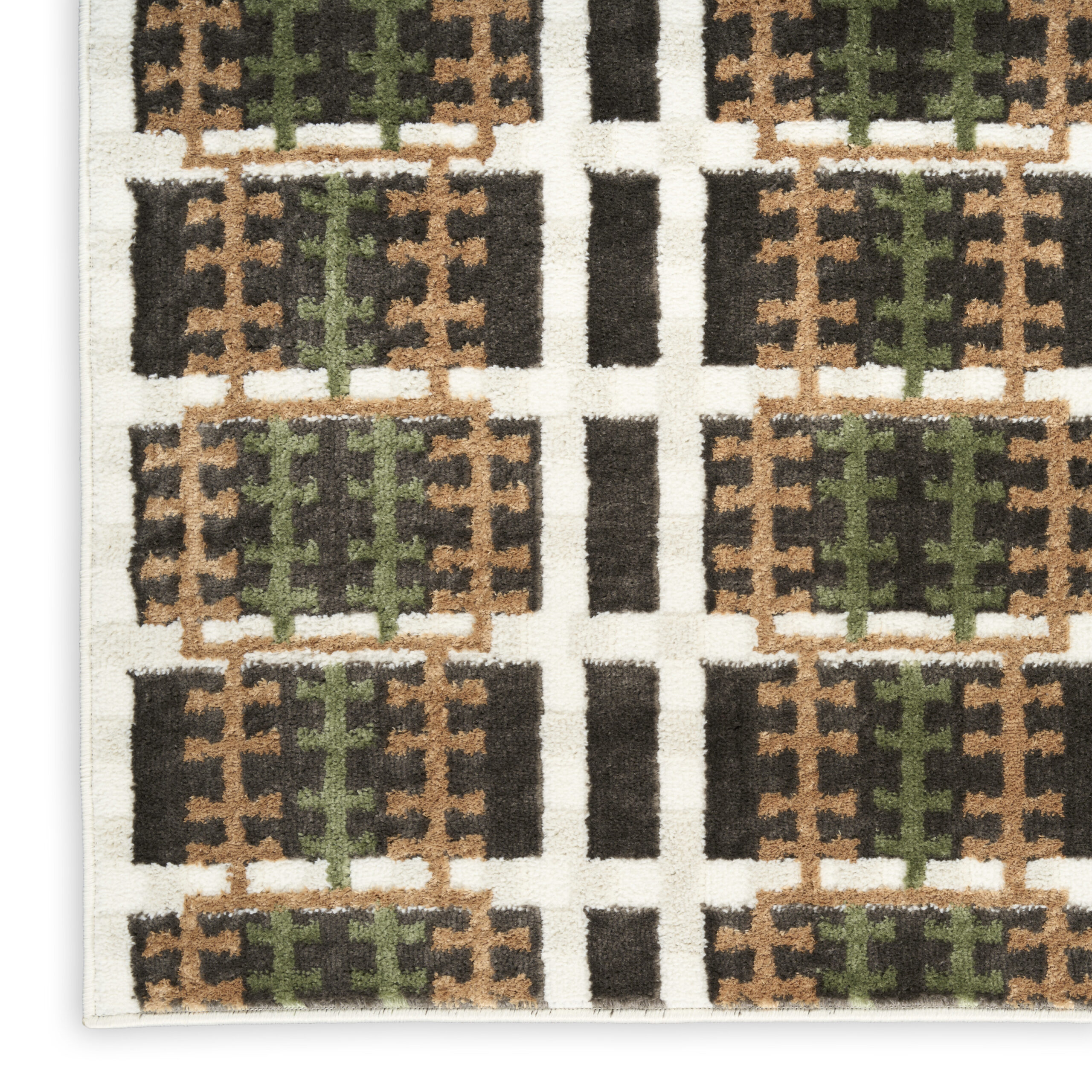 Nourison Nordic NRC08 Charcoal Multicolor Area Rug - Image 2