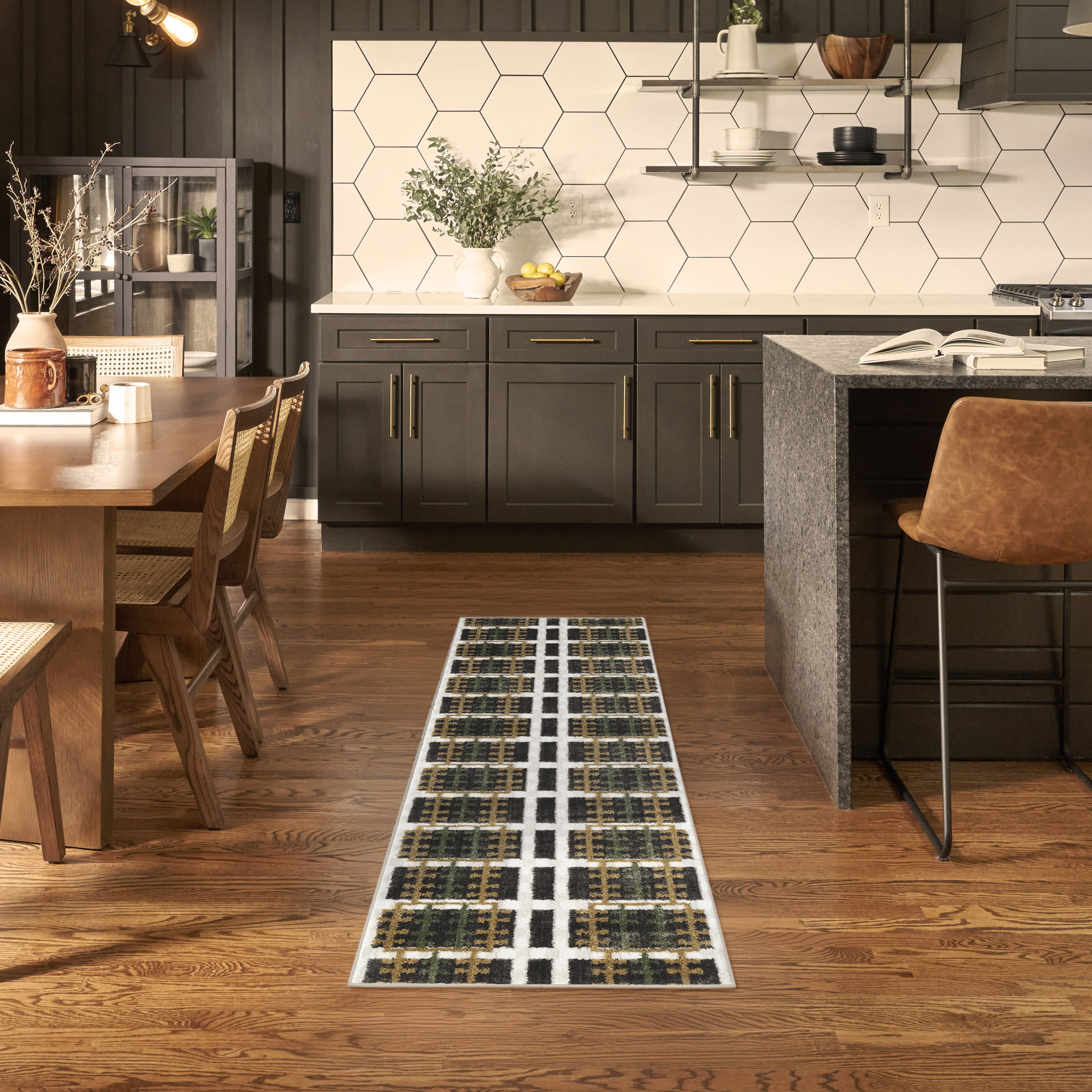 Nourison Nordic NRC08 Charcoal Multicolor Area Rug - Image 5