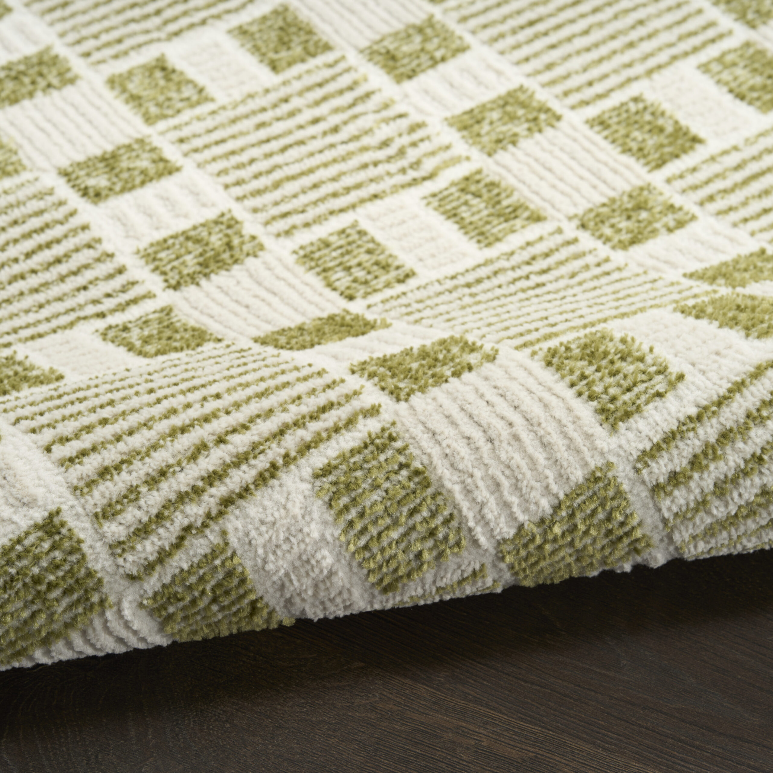 Nourison Nordic NRC13 Green Area Rug - Image 3