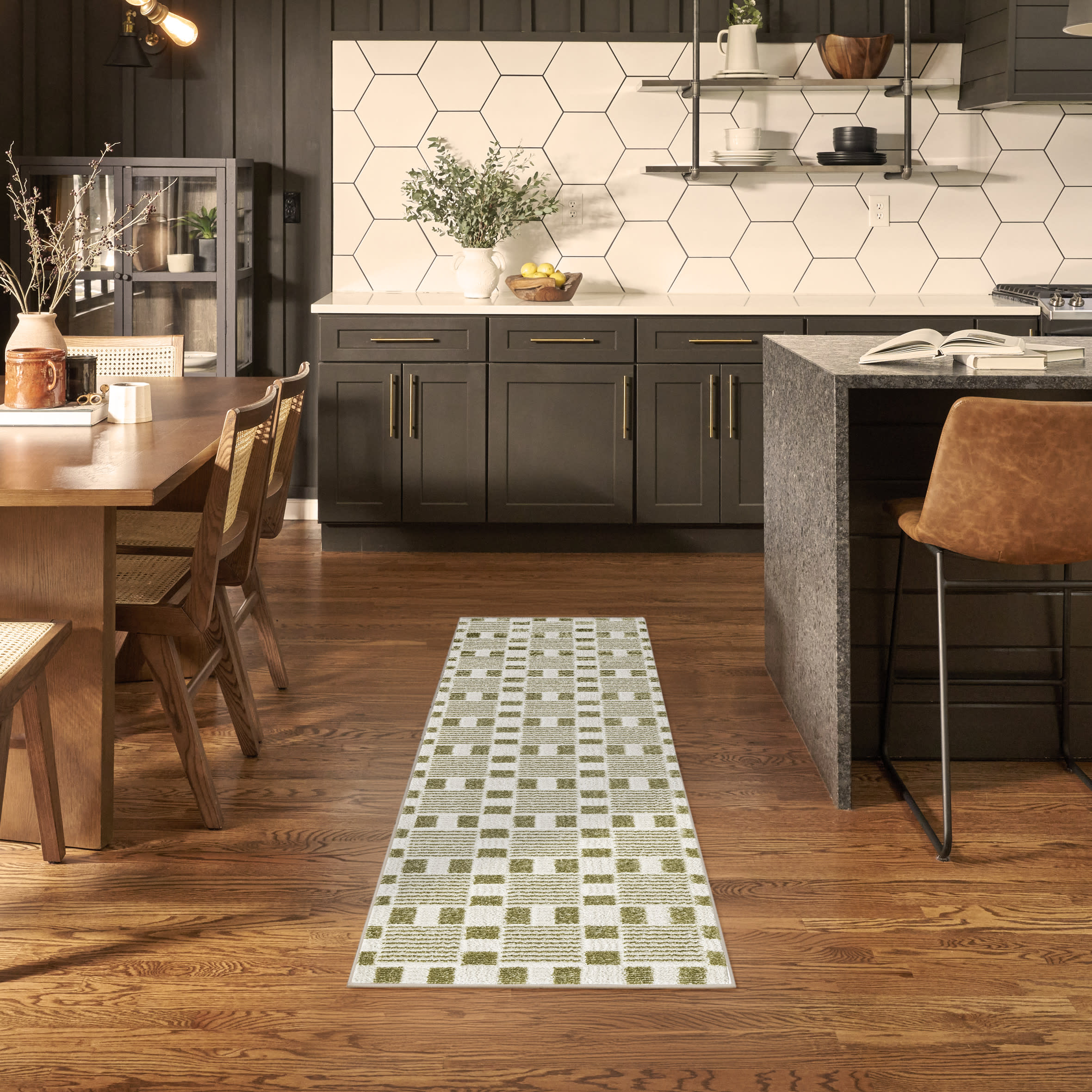 Nourison Nordic NRC13 Green Area Rug - Image 5