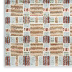 Alternative view of Nourison Nordic NRC14 Rust Multicolor Area Rug