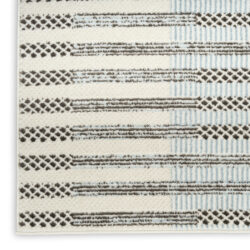 Alternative view of Nourison Nordic NRC15 Ivory Blue Area Rug