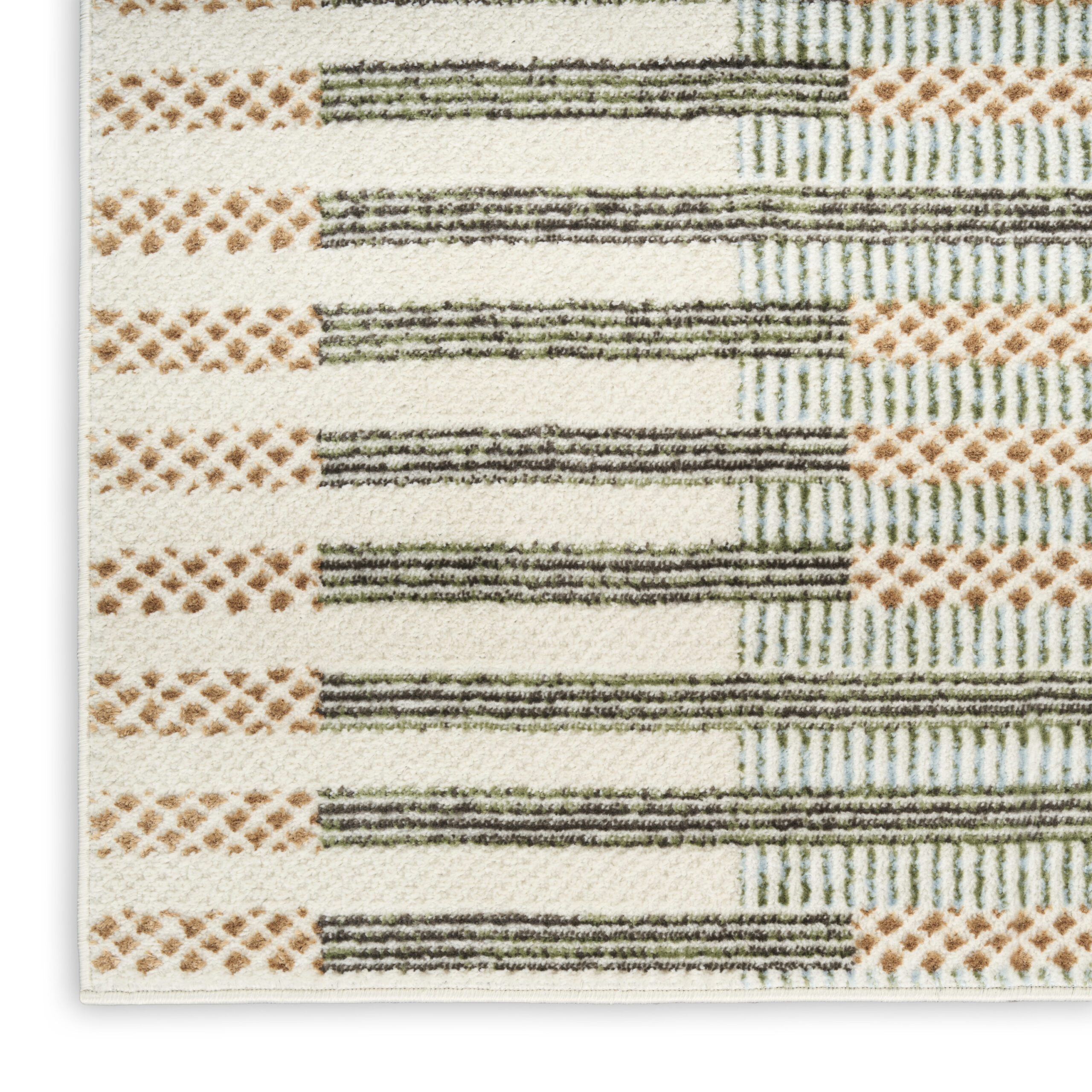 Nourison Nordic NRC15 Ivory Multicolor Area Rug - Image 2