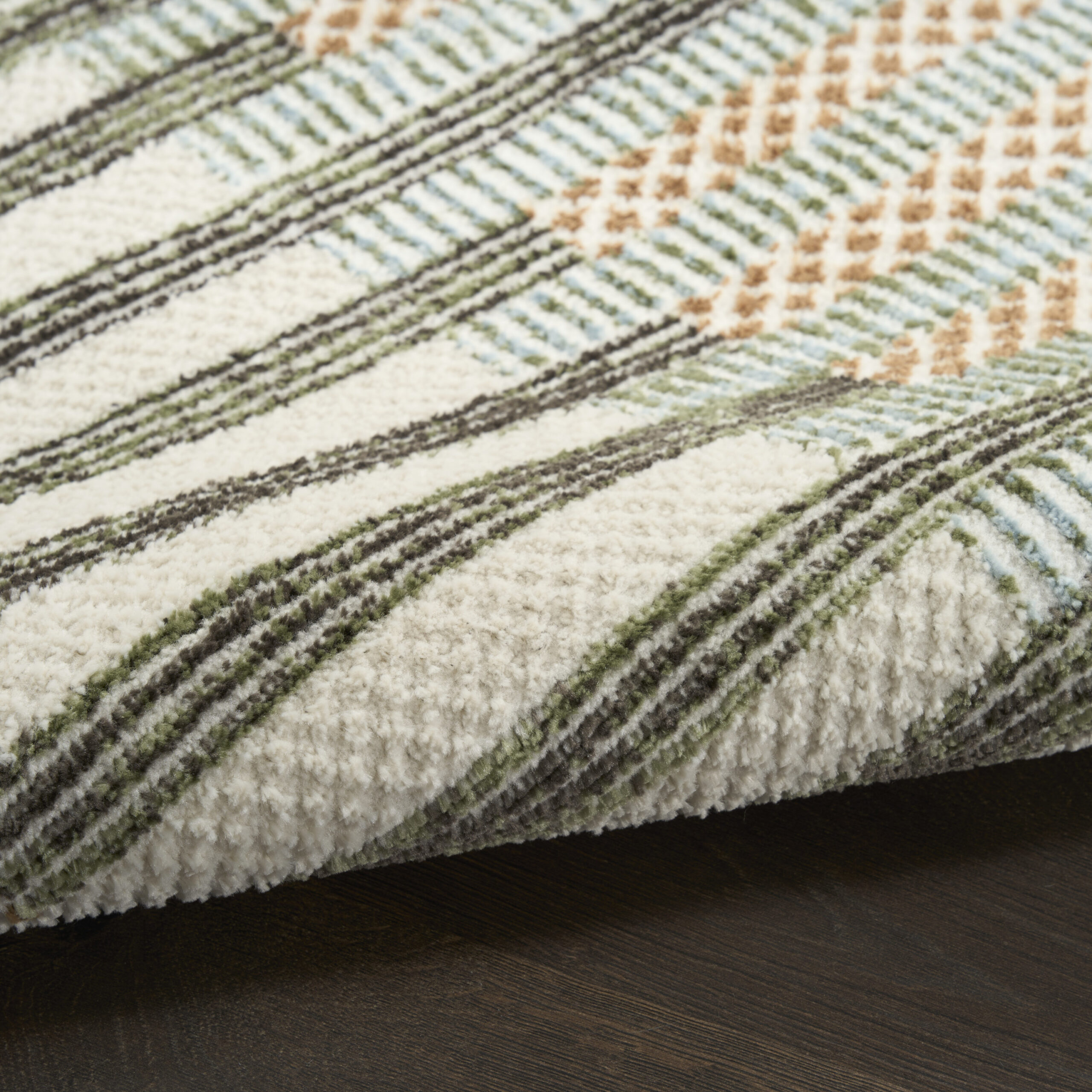 Nourison Nordic NRC15 Ivory Multicolor Area Rug - Image 3