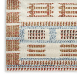 Alternative view of Nourison Nordic NRC16 Ivory Rust Area Rug