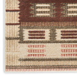 Alternative view of Nourison Nordic NRC16 Rust Area Rug