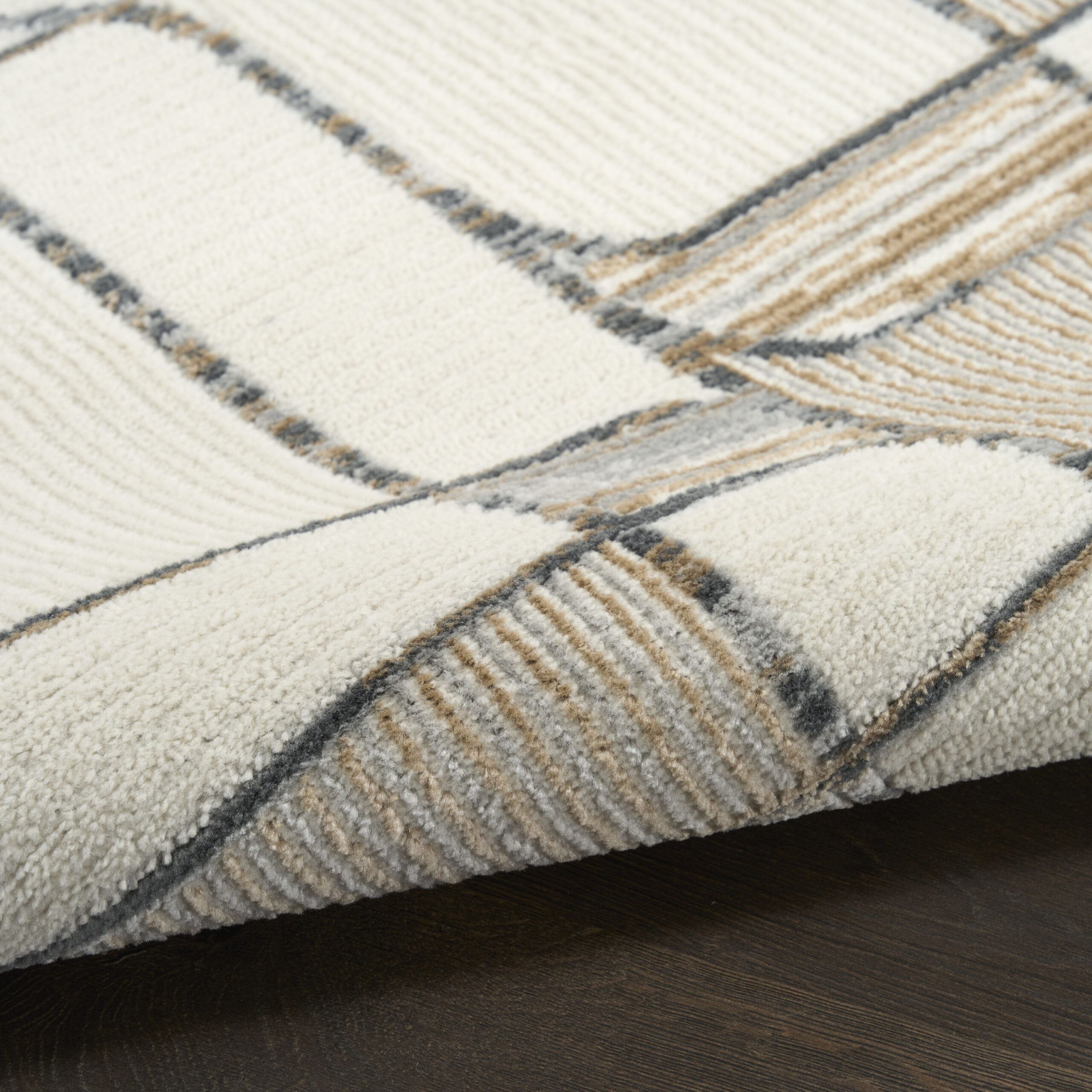 Nourison Nordic NRC17 Ivory Multicolor Area Rug - Image 3