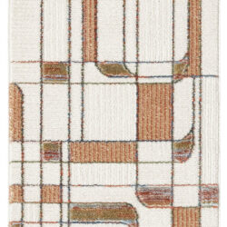 Nourison Nordic NRC17 Ivory Rust Area Rug