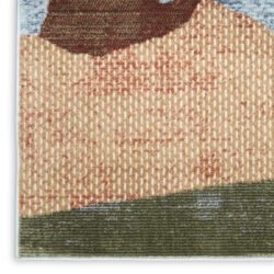 Alternative view of Nourison Nordic NRC18 Blue Multicolor Area Rug