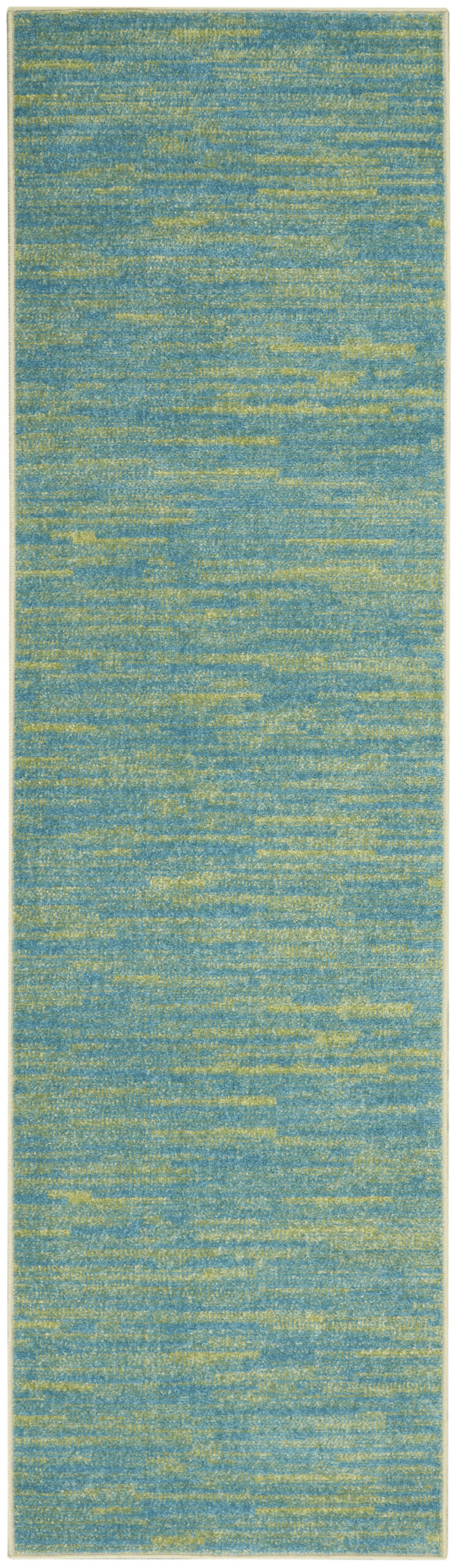 Nourison Nourison Essentials NRE01 Blue Green Area Rug