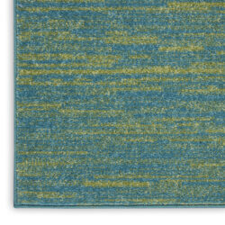 Alternative view of Nourison Nourison Essentials NRE01 Blue Green Area Rug