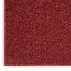Alternative view of Nourison Nourison Essentials NRE01 Brick Red Area Rug