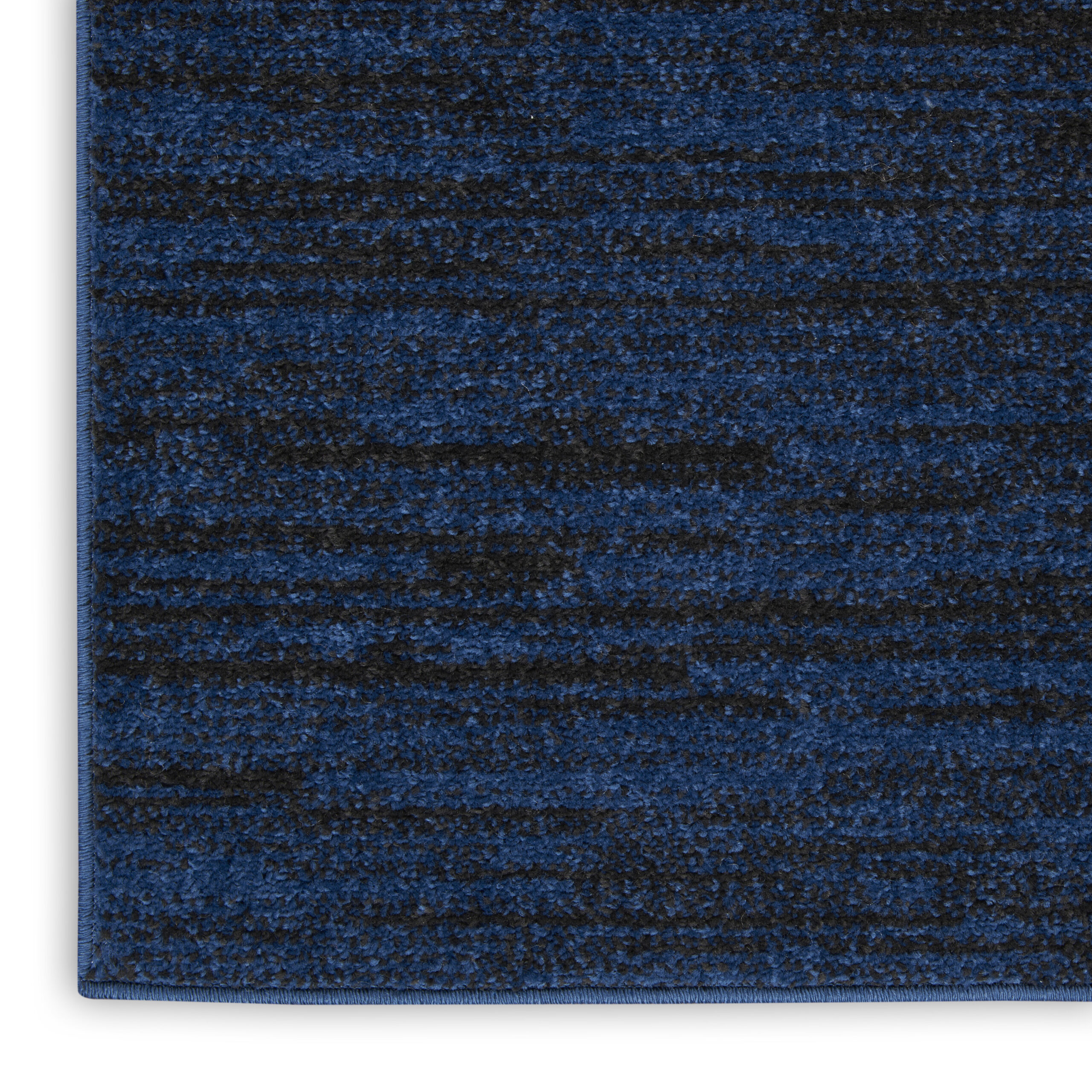 Nourison Nourison Essentials NRE01 Midnight Blue Area Rug - Image 2