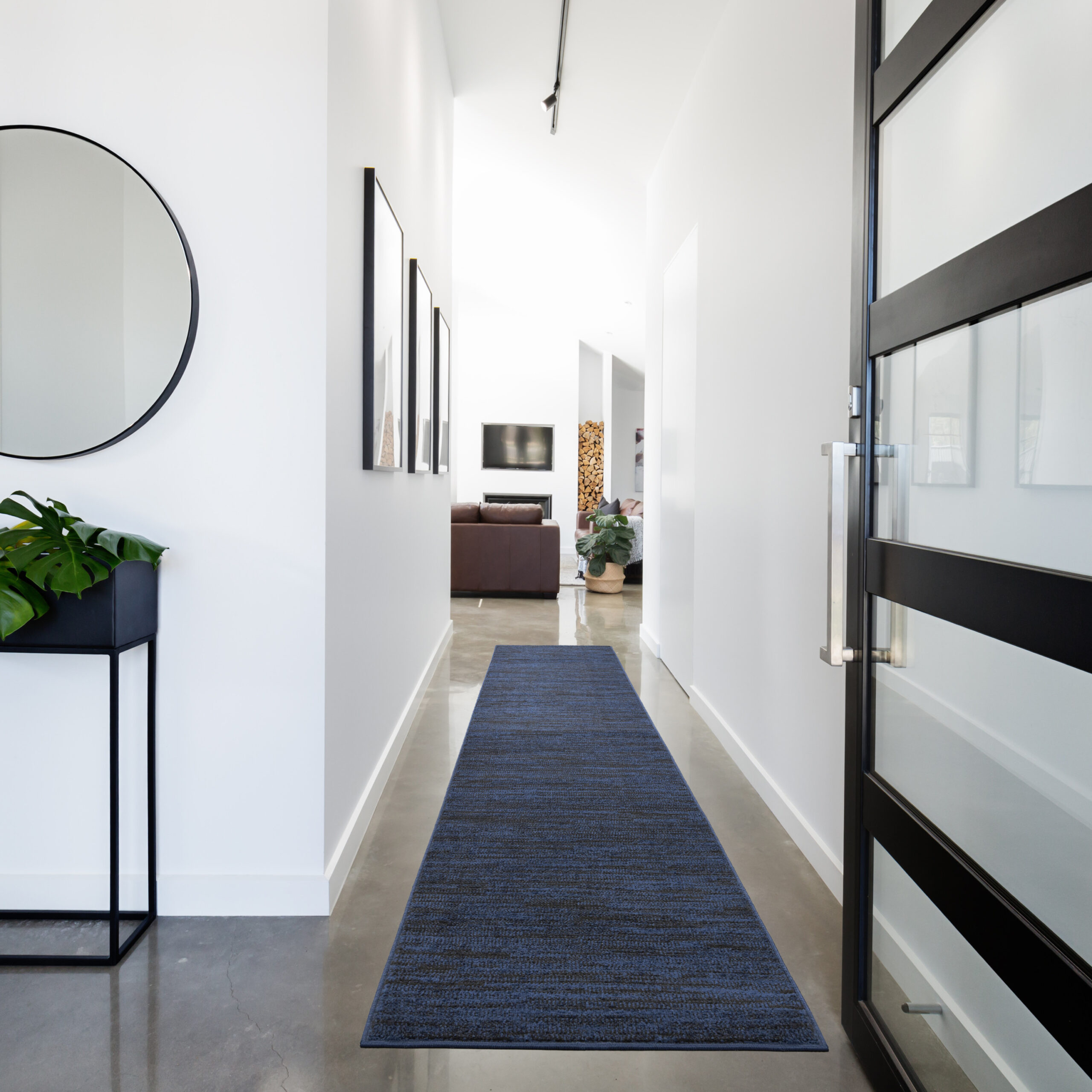 Nourison Nourison Essentials NRE01 Midnight Blue Area Rug - Image 5
