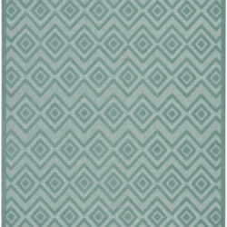 Nourison Versatile NRV01 Aqua Teal Area Rug