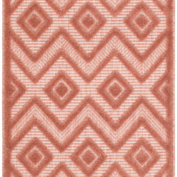 Nourison Versatile NRV01 Coral Orange Area Rug