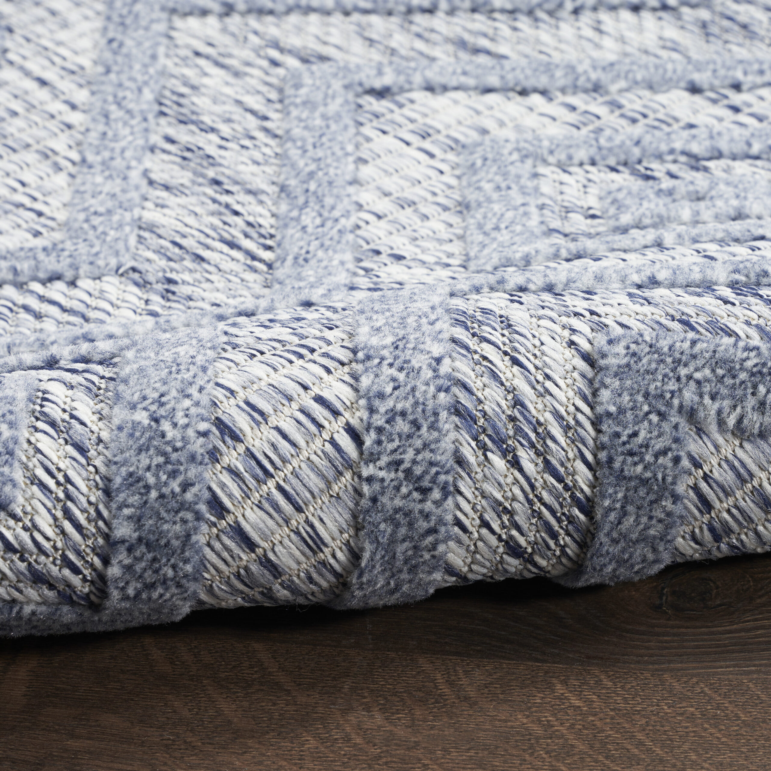 Nourison Versatile NRV01 Denim Blue Area Rug - Image 3