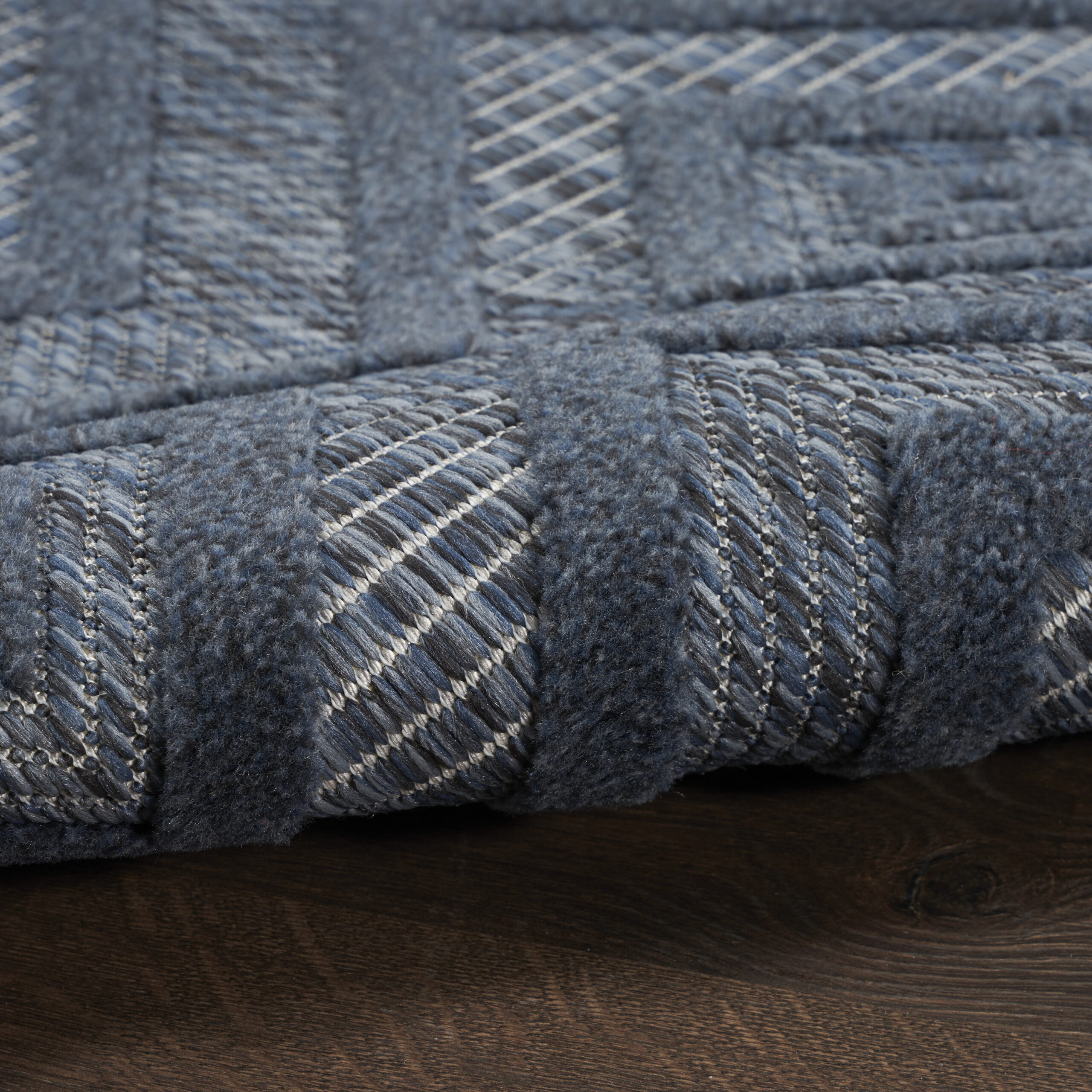 Nourison Versatile NRV01 Navy Blue Area Rug - Image 3