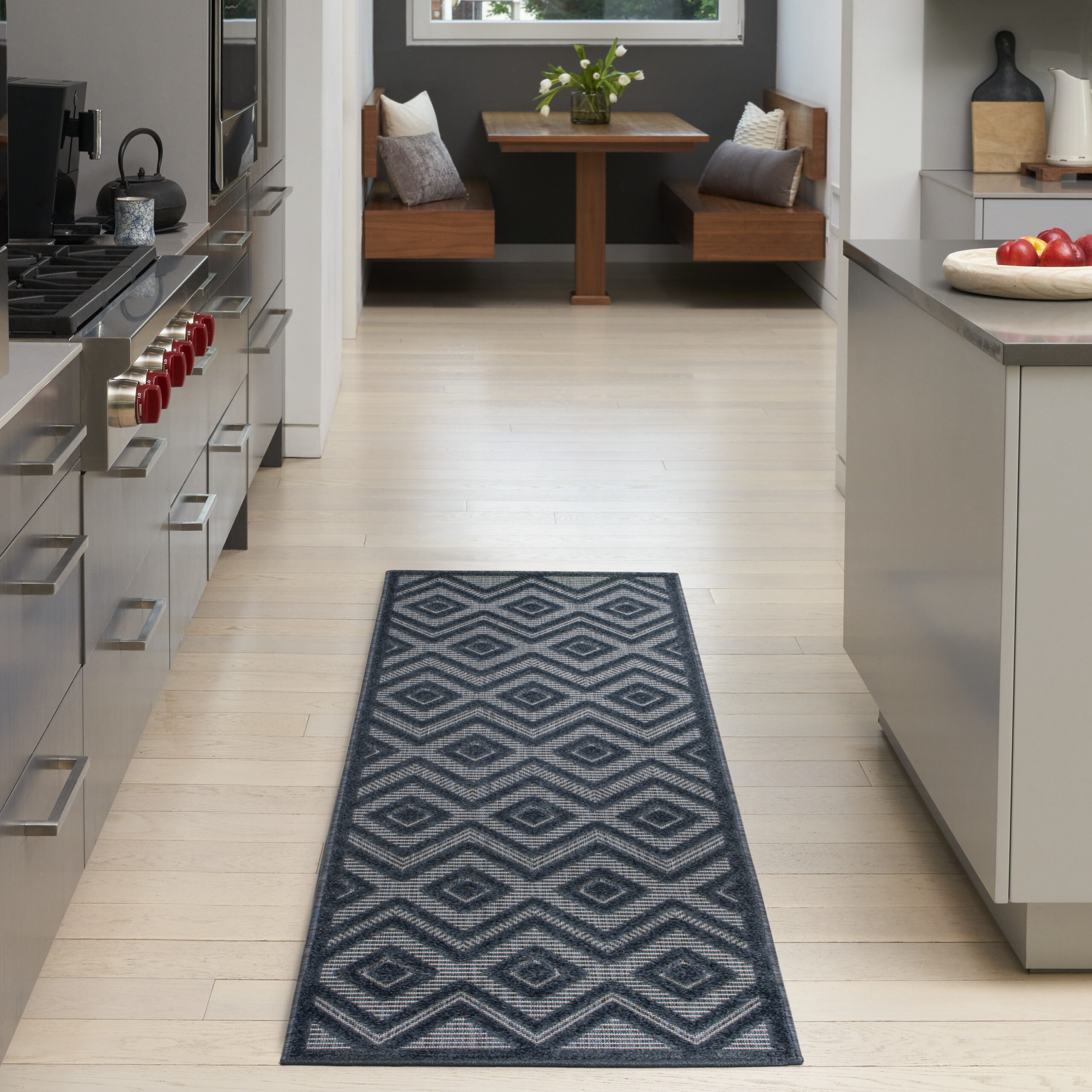 Nourison Versatile NRV01 Navy Blue Area Rug - Image 5