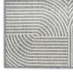Alternative view of Nourison Natural Texture NTX02 Charcoal Ivory Area Rug