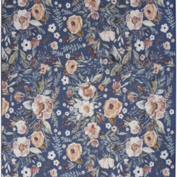 Nourison Nourison Washables NWB01 Navy Multicolor Area Rug