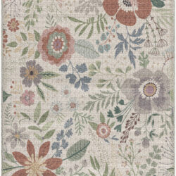 Nourison Nourison Washables NWB06 Cream Multicolor Area Rug