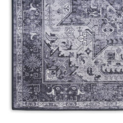 Alternative view of Nourison Nourison Washables NWB15 Charcoal Grey Area Rug