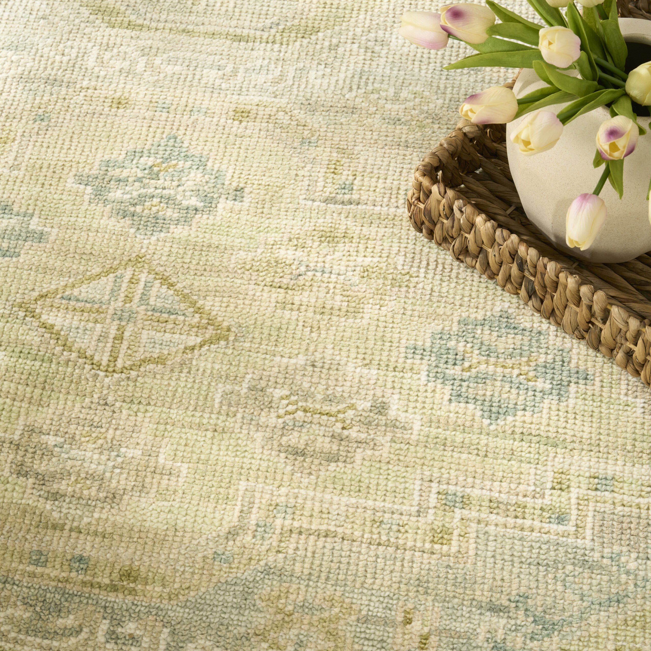 Nourison Odessa ODS08 Green Area Rug - Image 6