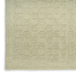 Alternative view of DKNY Pure Grids PGR01 Light Green Area Rug