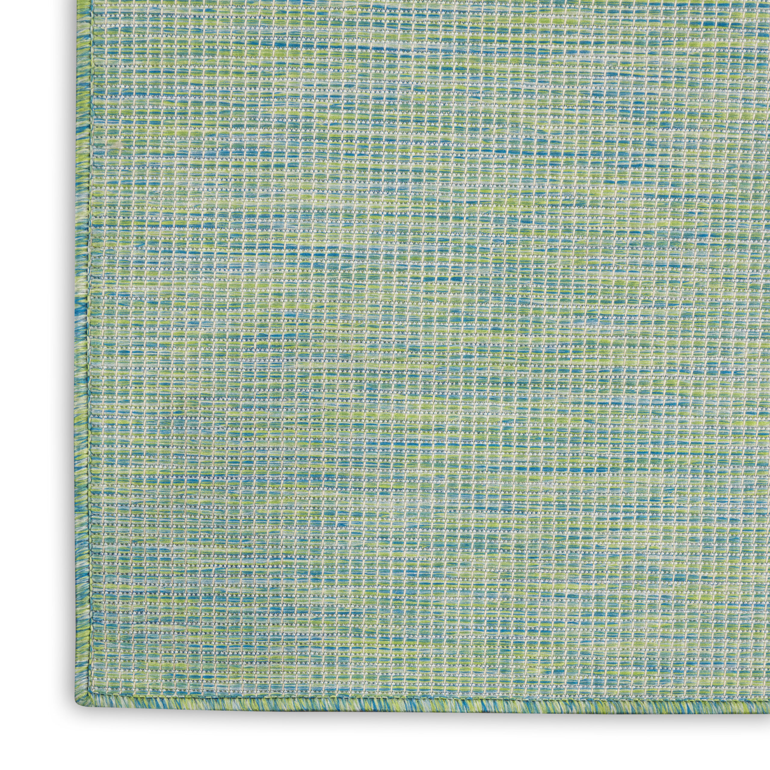 Nourison Positano POS01 Blue Green Area Rug - Image 2