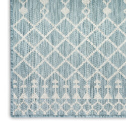 Alternative view of Nourison Positano POS02 Aqua Area Rug